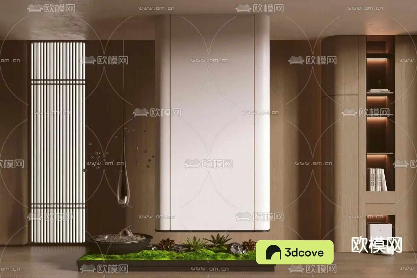 Entrance hall partition
