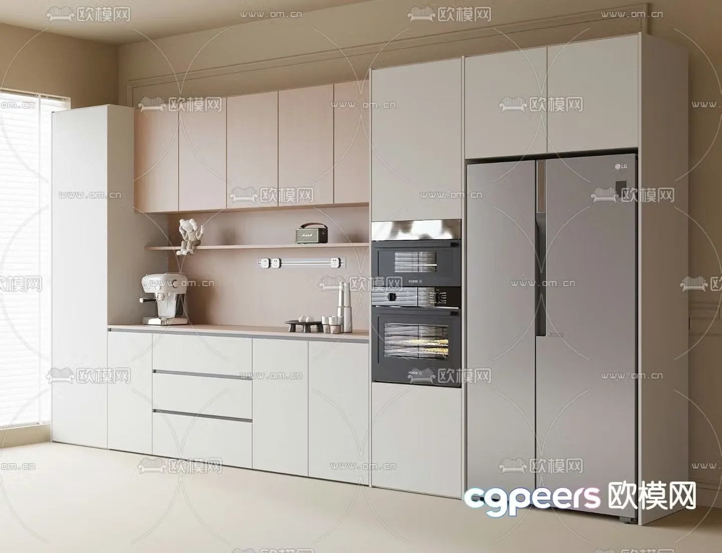 Modern sideboard 3D model