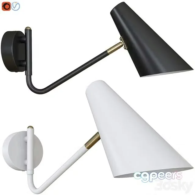 3ds Max Free – NATI wall lamp