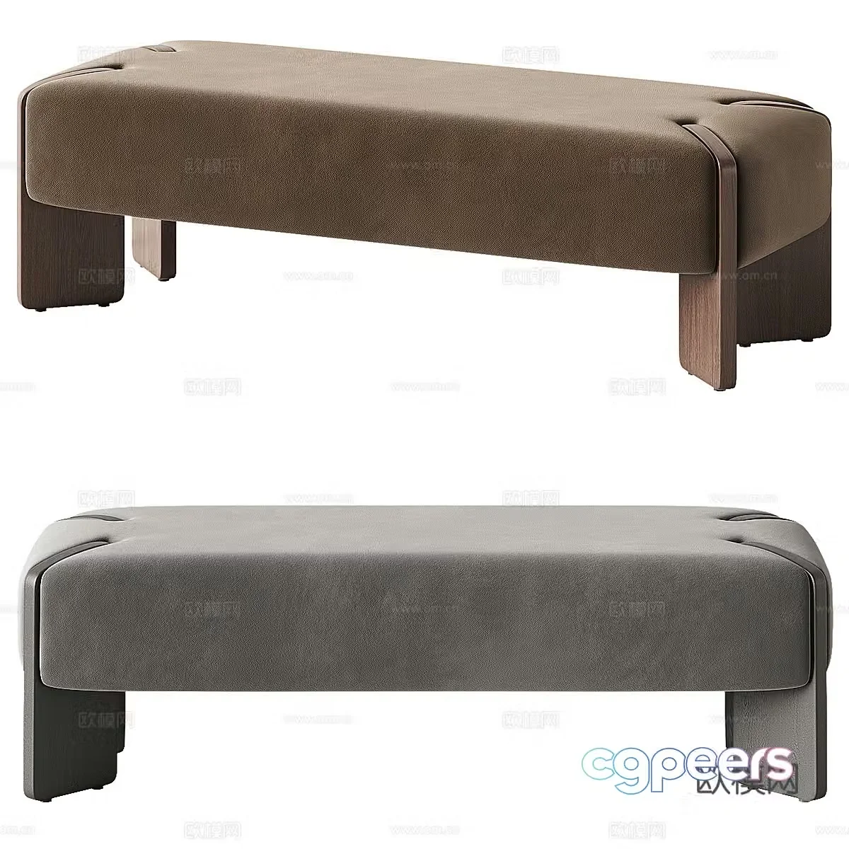 New Chinese Parla Hew bench 3D model