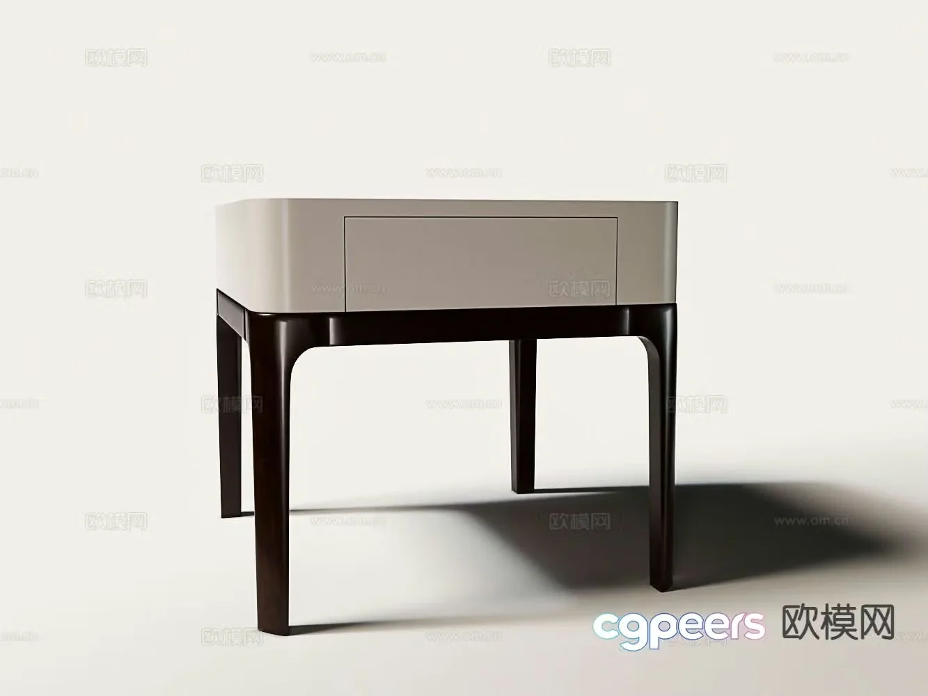 Modern bedside table 3d model