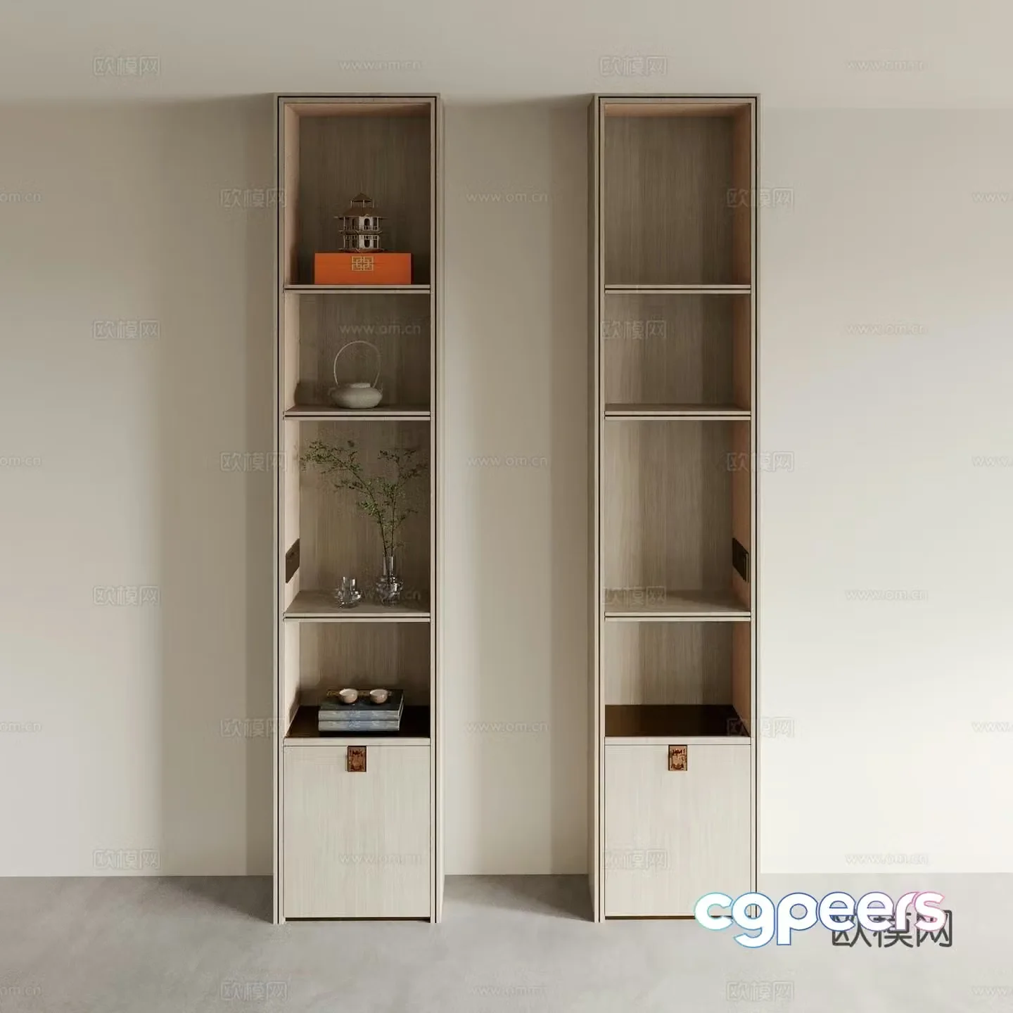 New Chinese tea cabinet 3D model