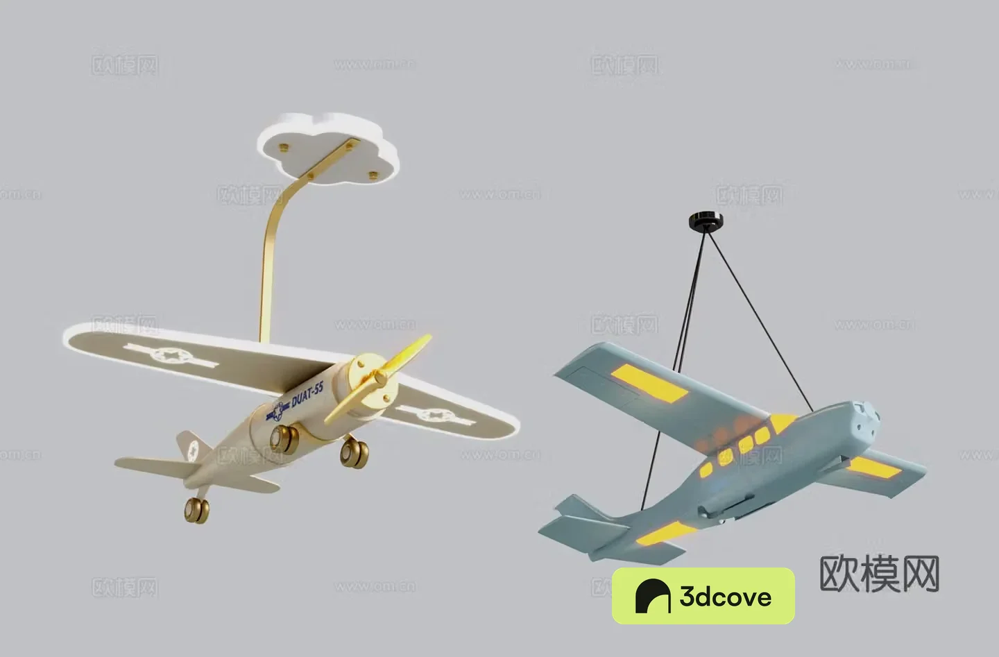 Modern children’s room chandelier aircraft chandelier