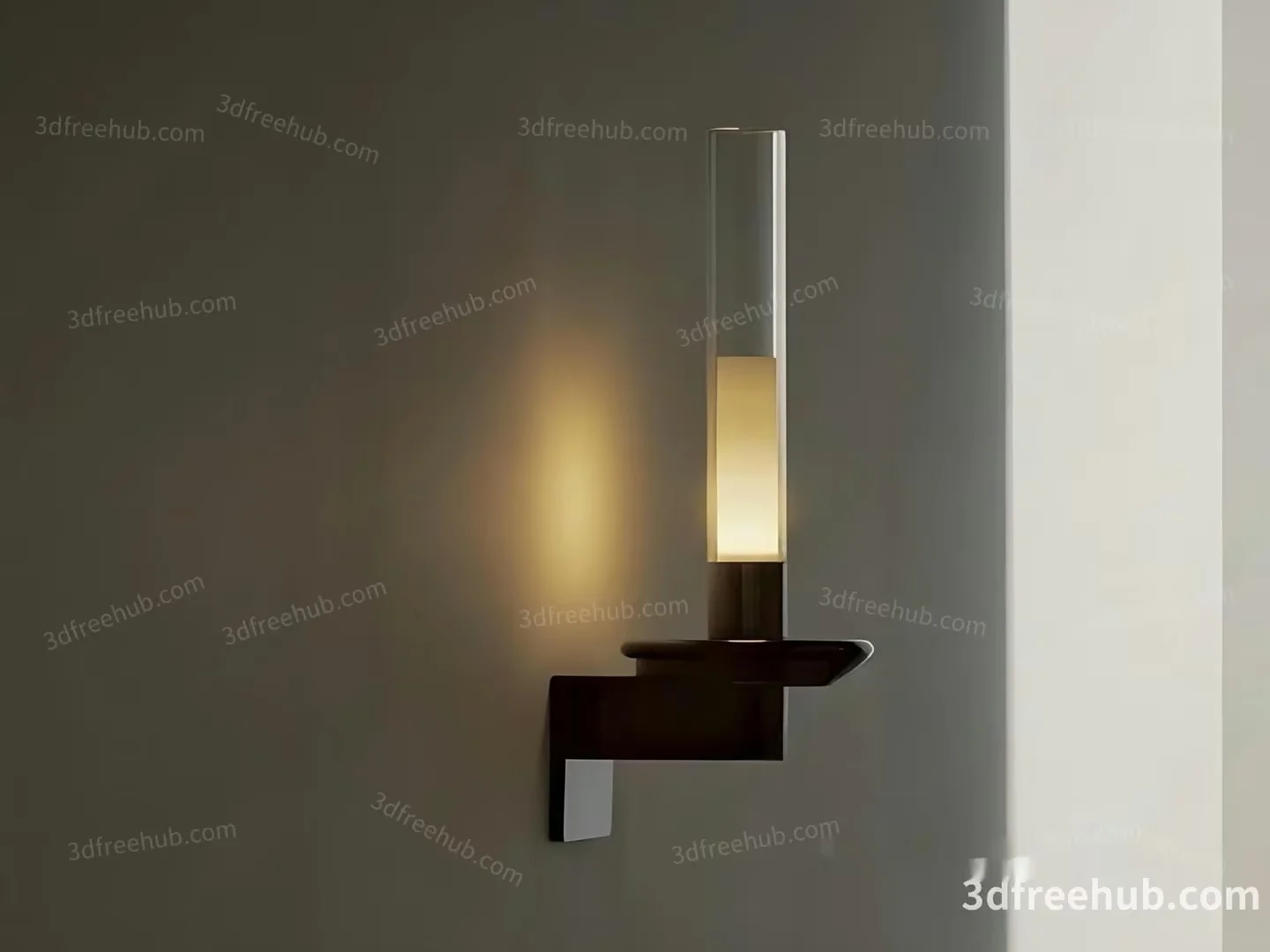 Modern Wall Light Fixture 3D Model – 18543 – VRAY Render