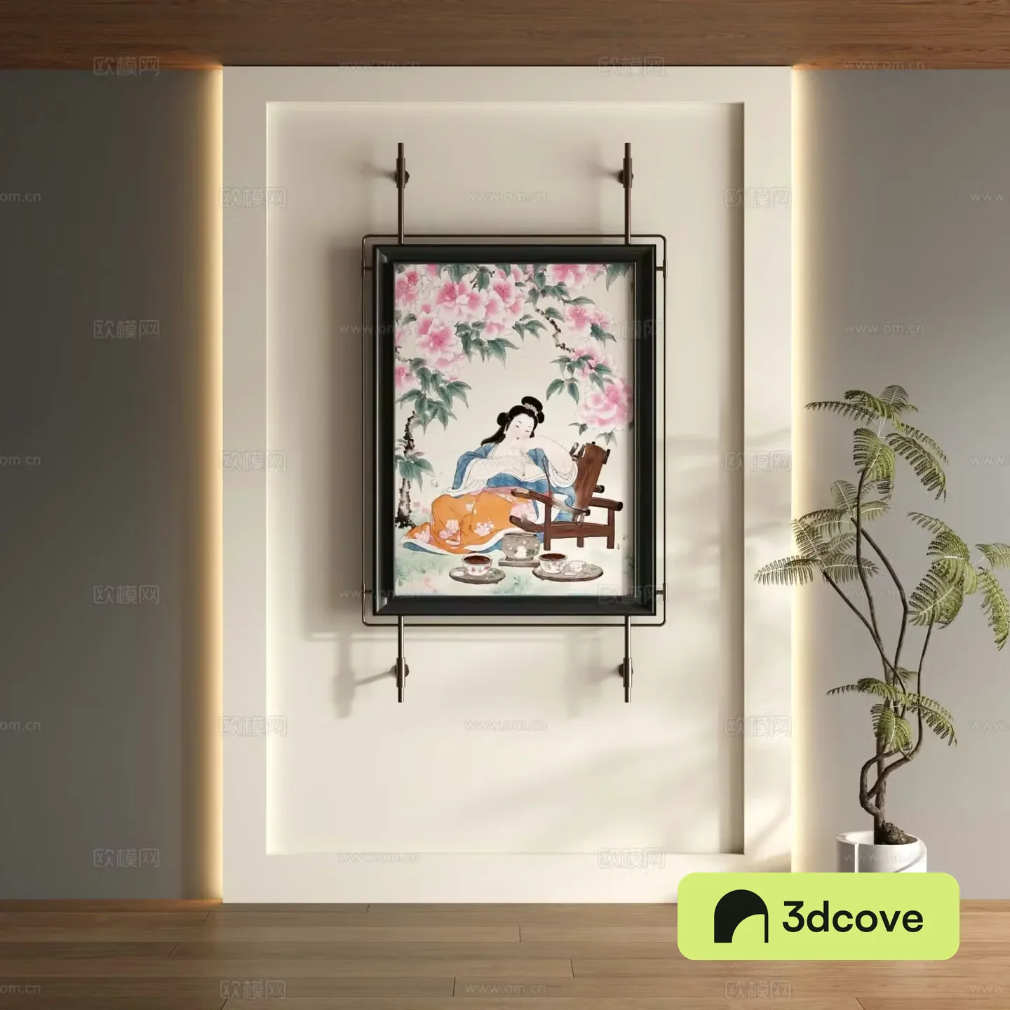 New Chinese style decorative painting figure painting hanging painting