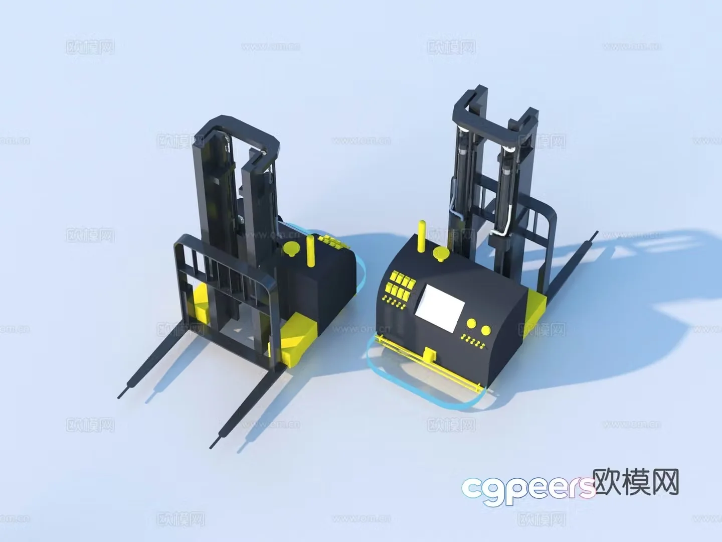 Forklift Pallet Truck Pallet Truck 3D Model