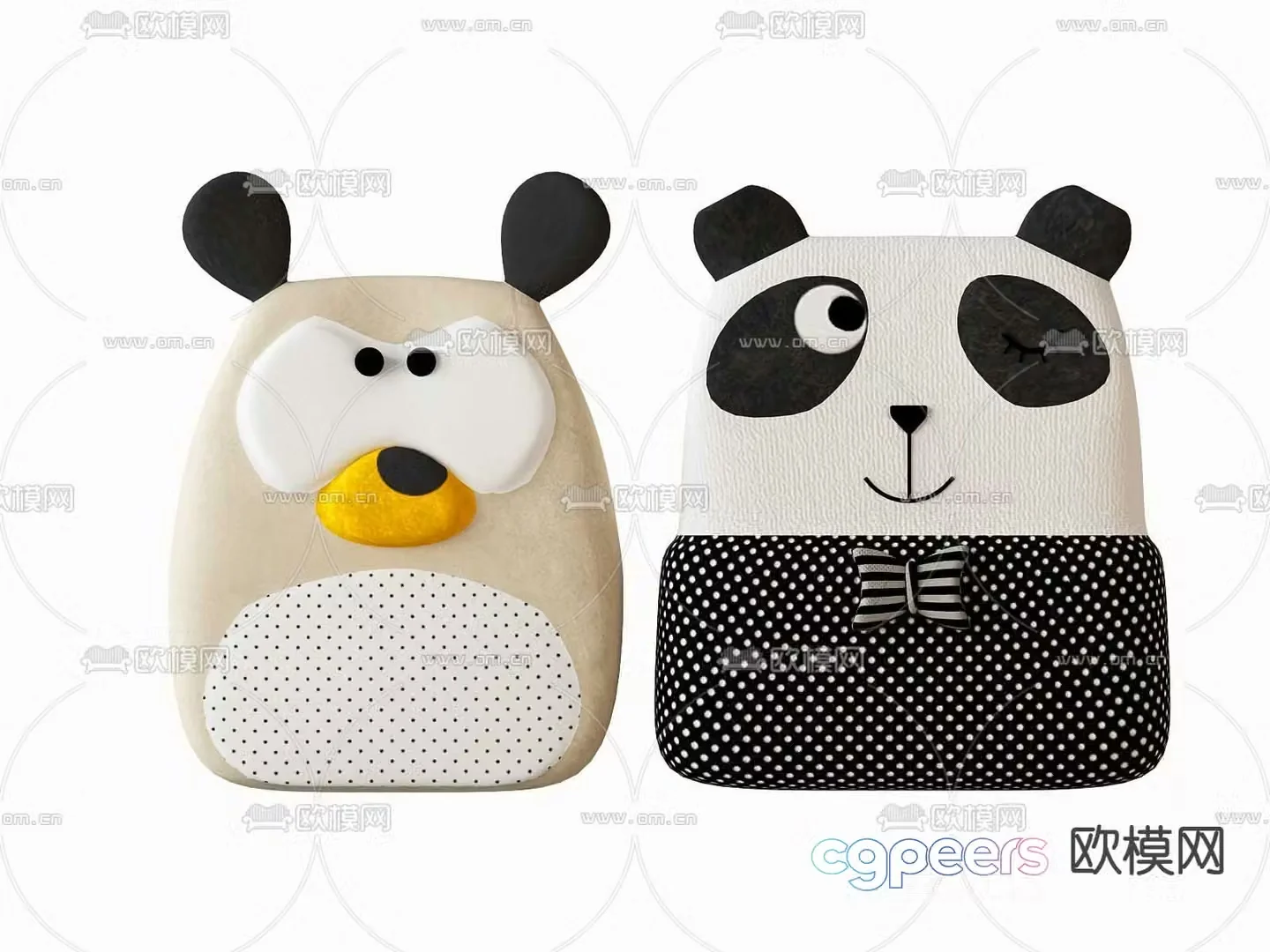 Modern cartoon children’s toy 3d model