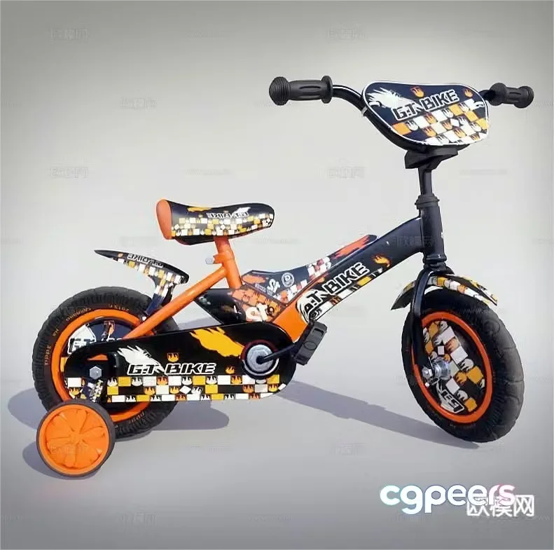 children’s bicycle bicycle 3d model