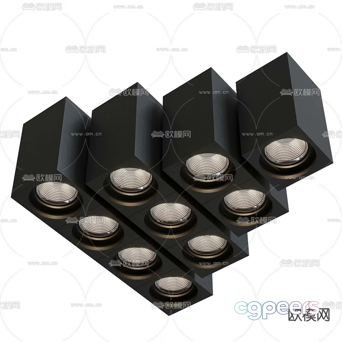 Spotlight Downlight 3D Model