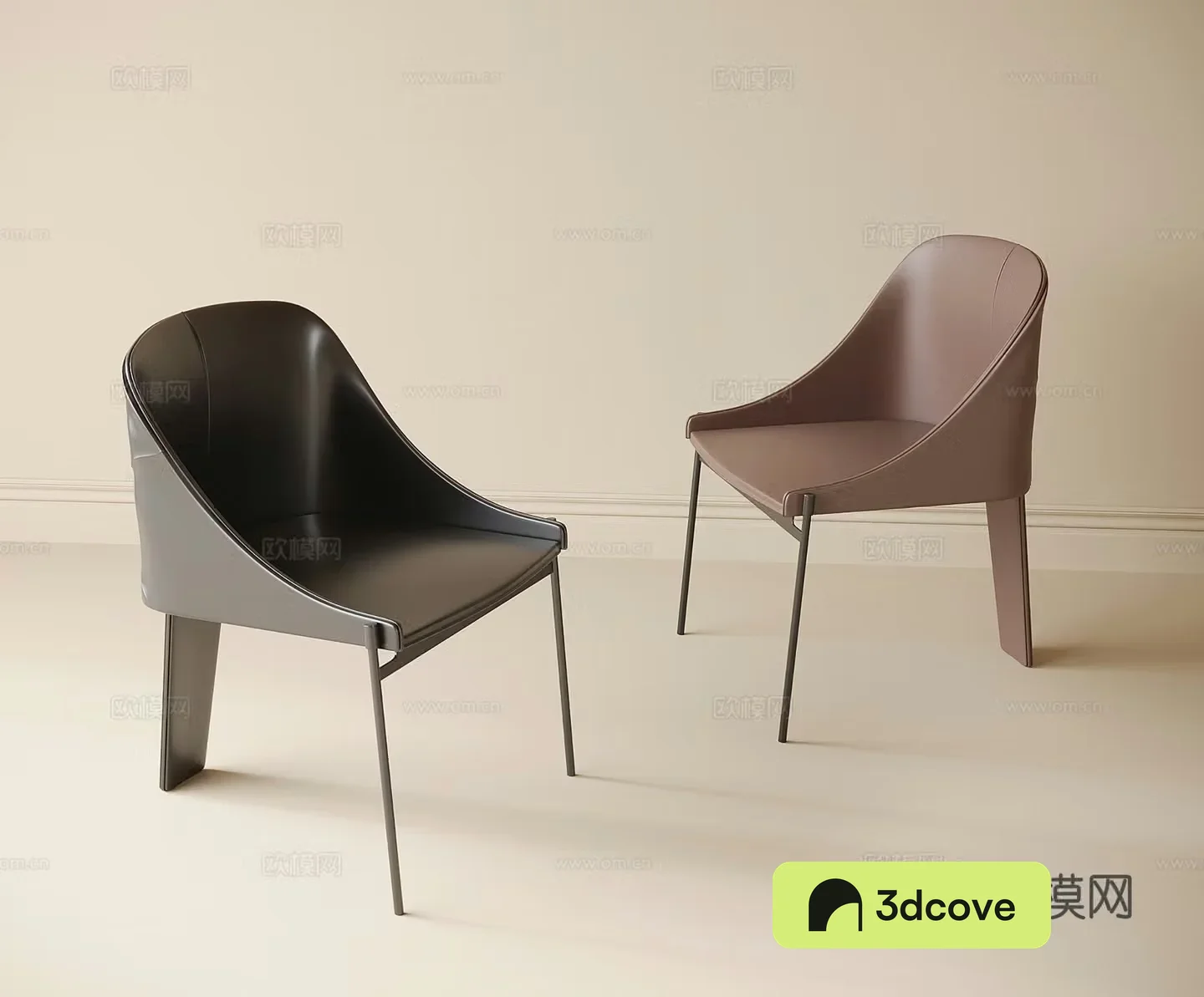 Modern single chair dining chair tea chair book chair