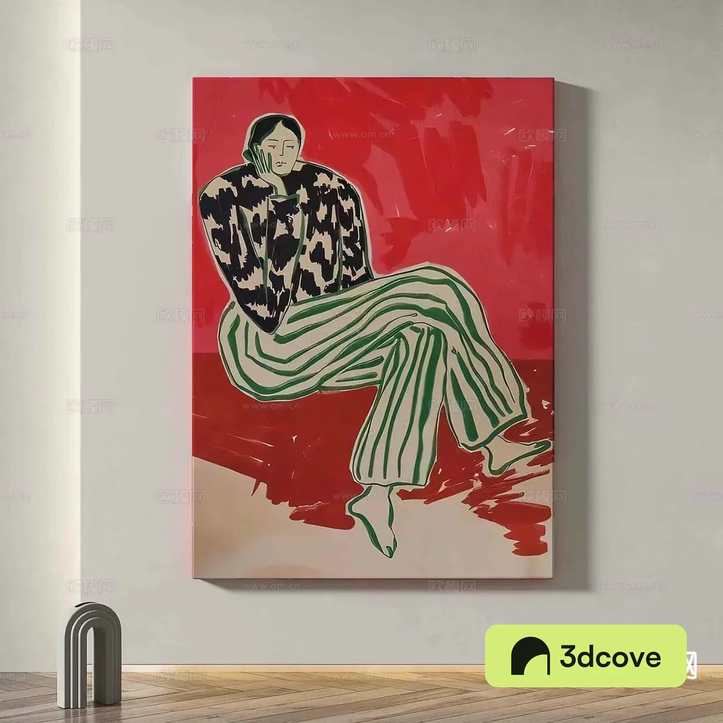 Modern art painting decorative painting