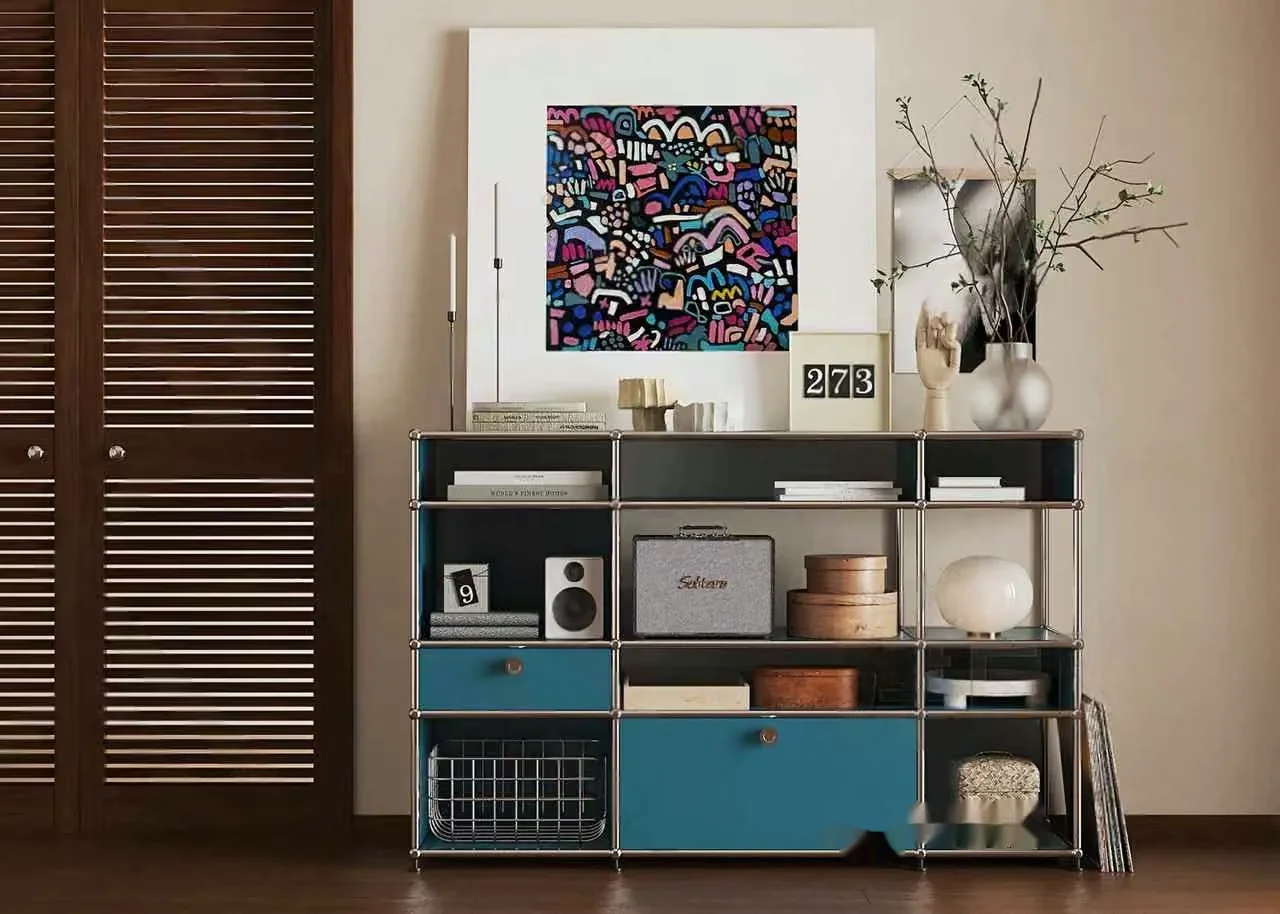 Modern Shelving Unit 3D Model – 15299 – CORONA Render