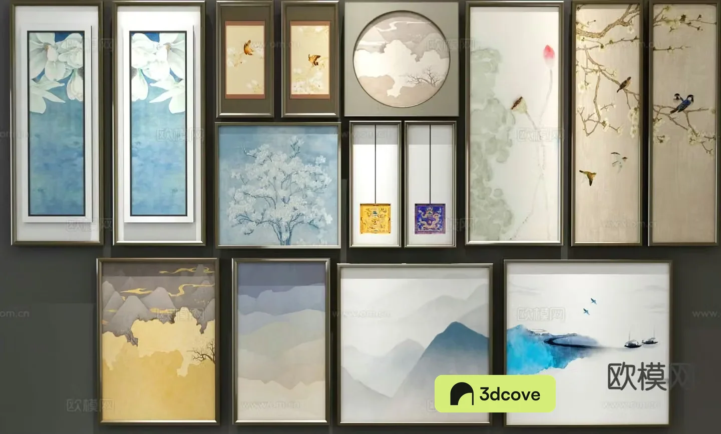 New Chinese style decoration ink painting hanging painting