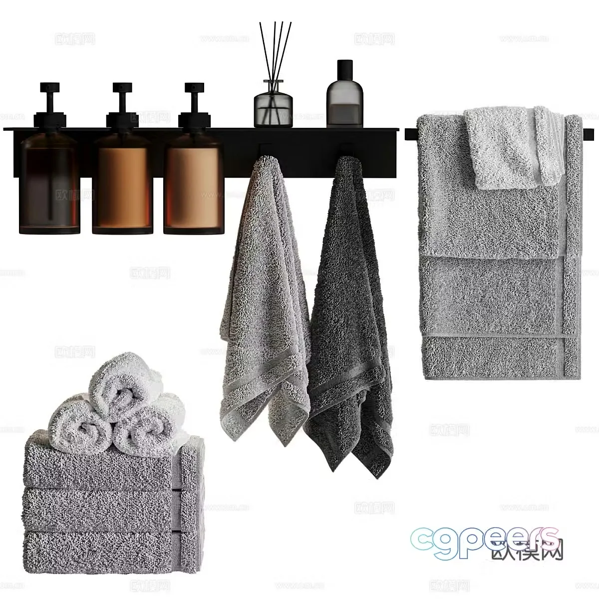 Towel 3d model