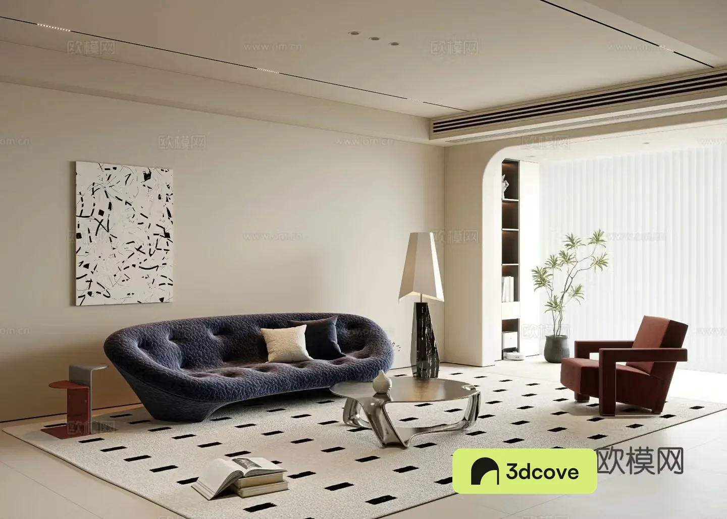 Cream style living room