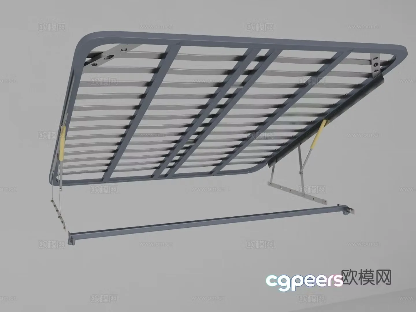 Modern rib skeleton lifting shaft 3D model