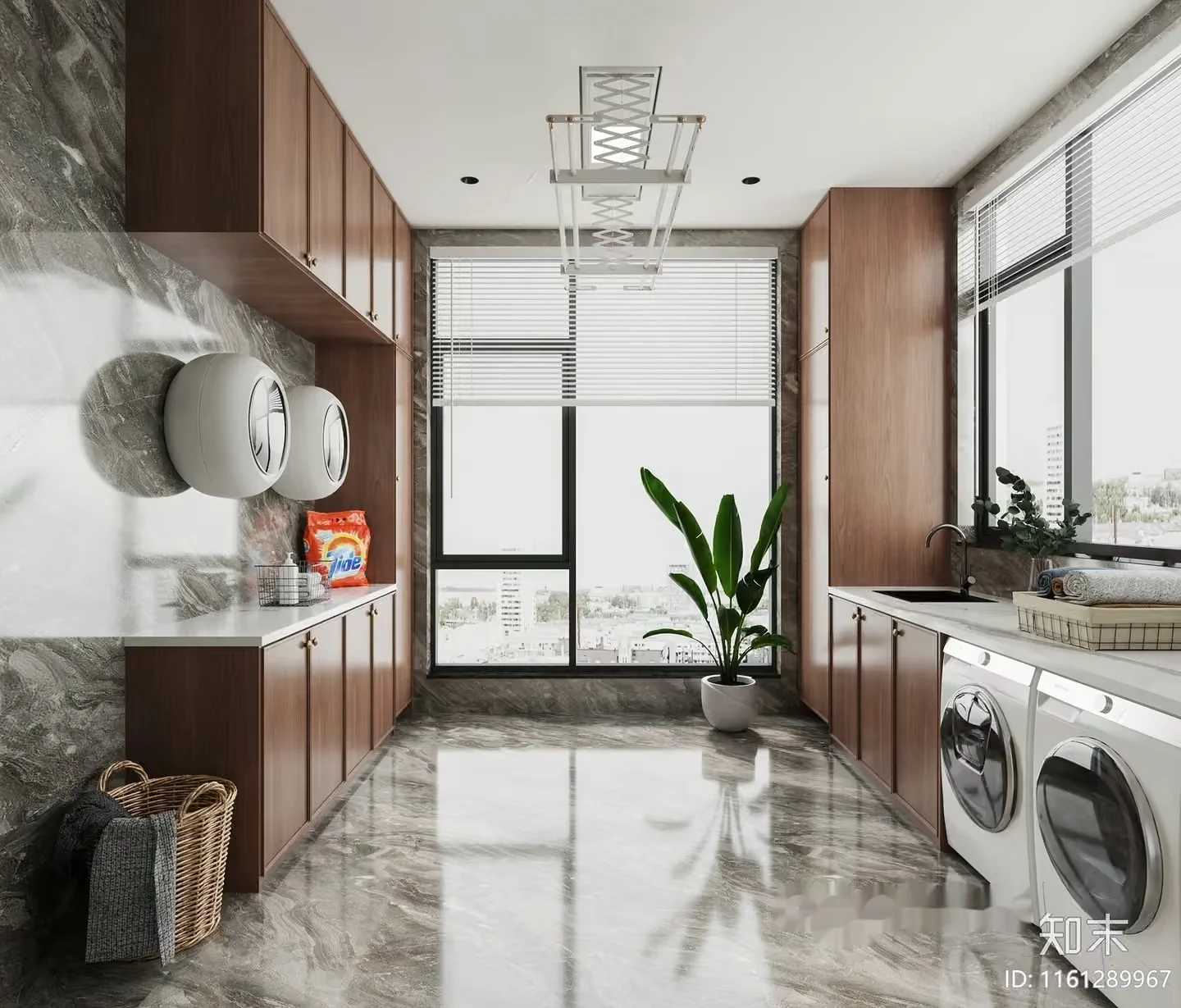 Modern Laundry Room 3D Model – 14709 – VRAY Render