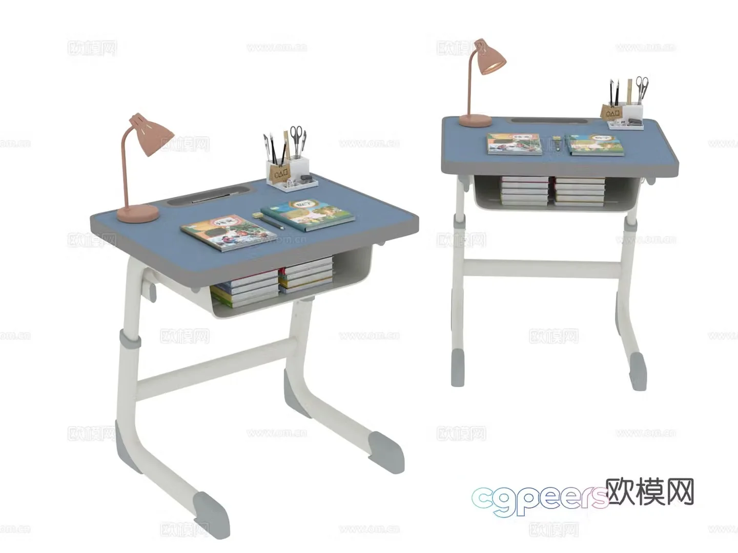 Study table 3D model