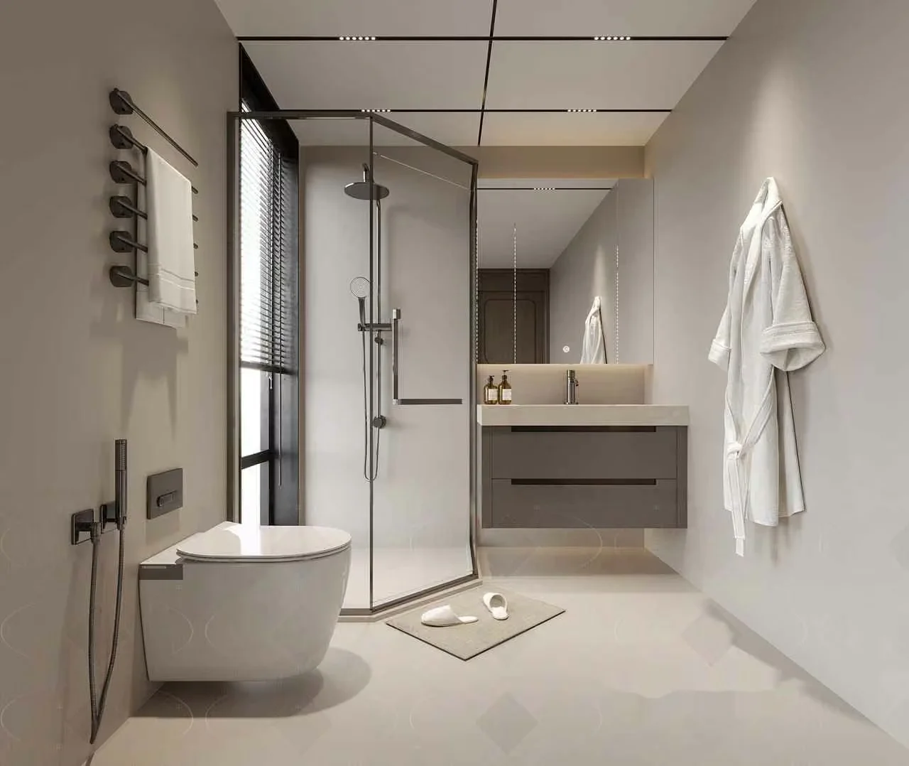 Modern Bathroom 3D Model – 2976 – VRAY Render