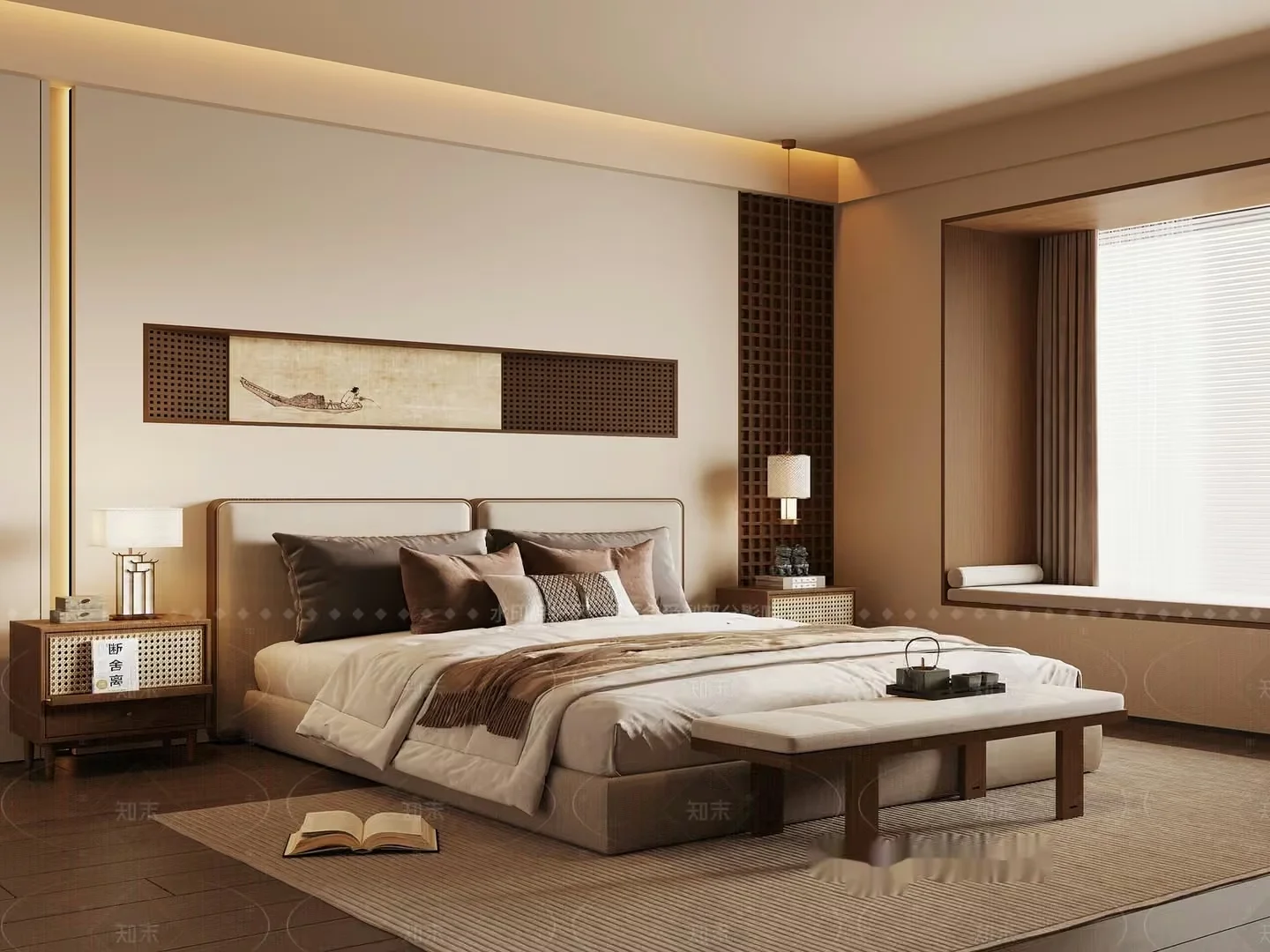 Cozy Bedroom 3D Model – 10956 – VRAY Render