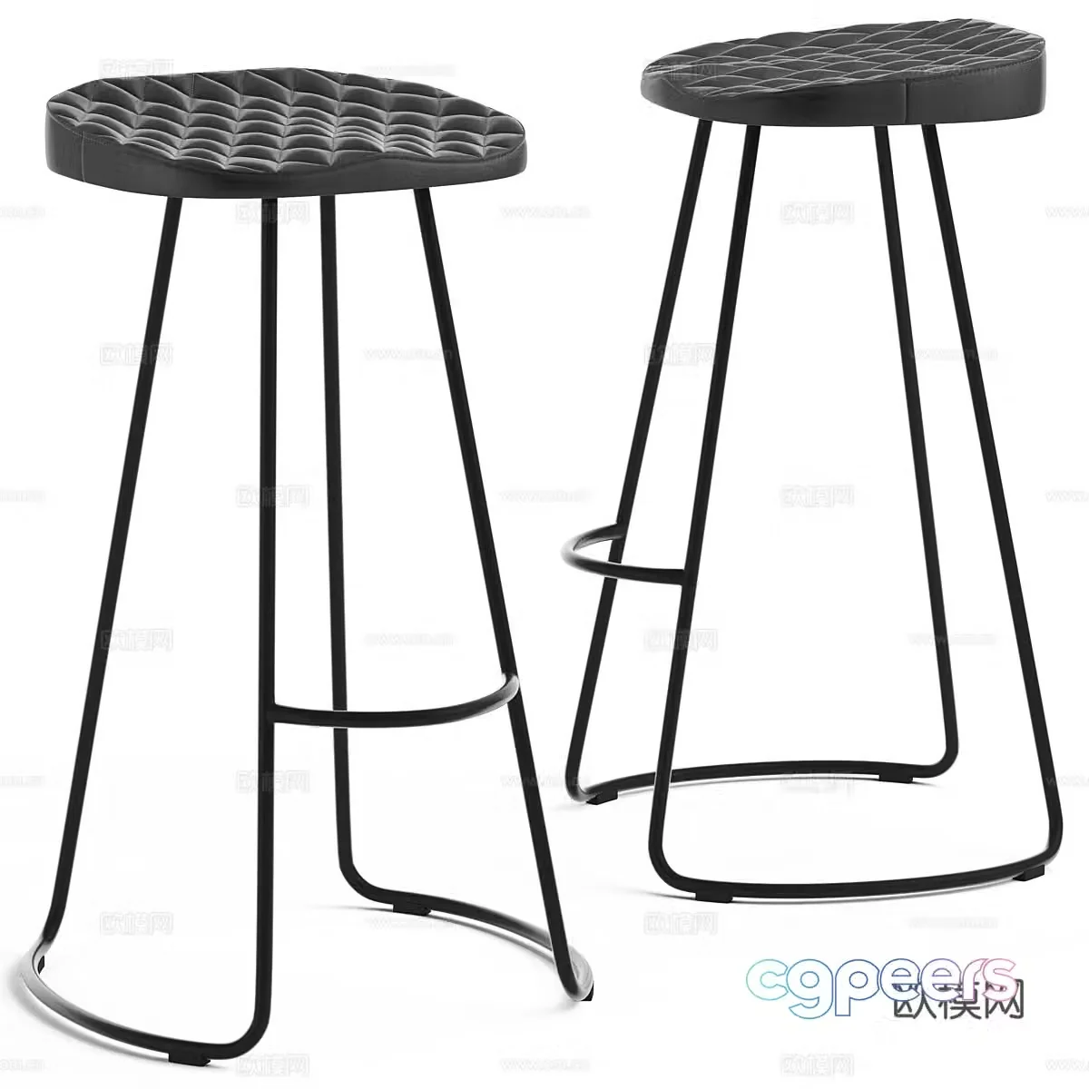 Cult Furniture Niko Stool 3d Model