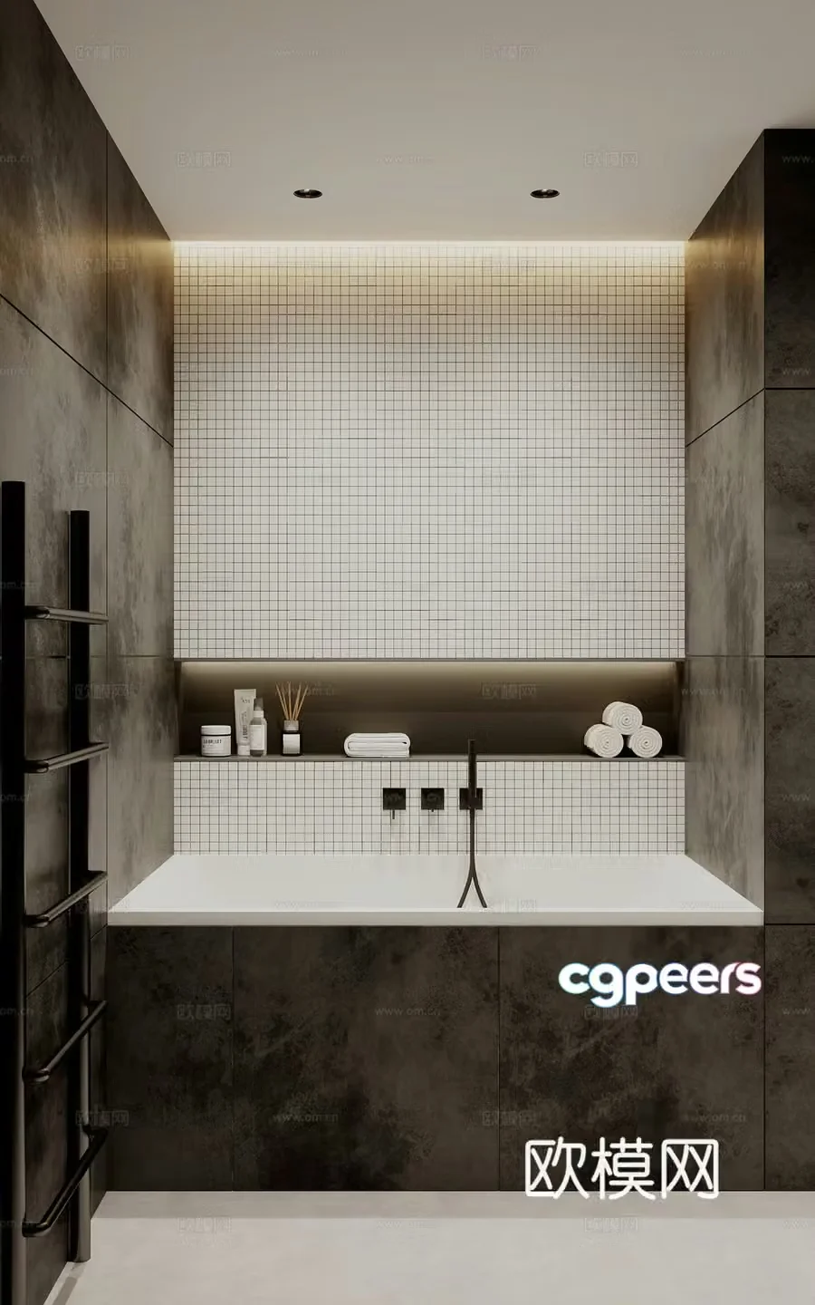Modern bathroom 3d model