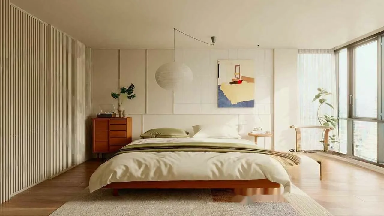 A Modern Bedroom 3D Model – 935 – CORONA Render