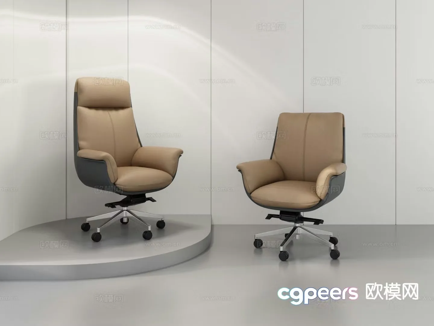 Office chair swivel chair task chair executive chair 3d model
