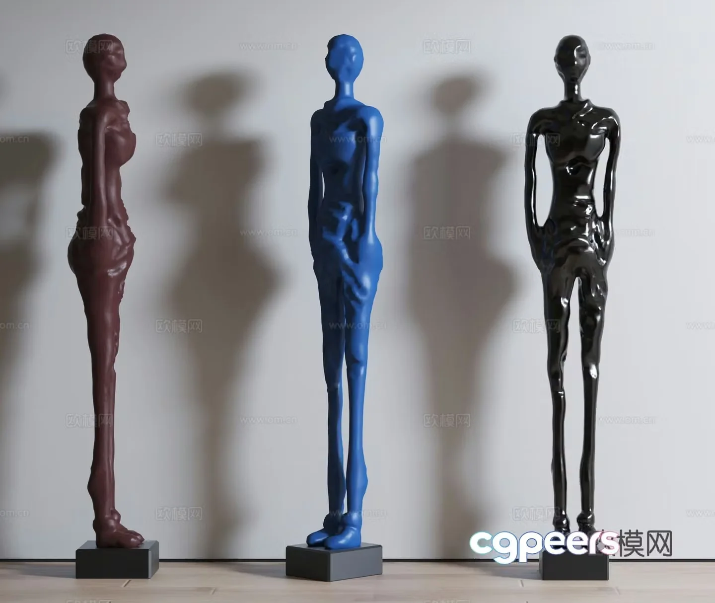Indoor Sculpture Human Sculpture Doll Sculpture 3D Model