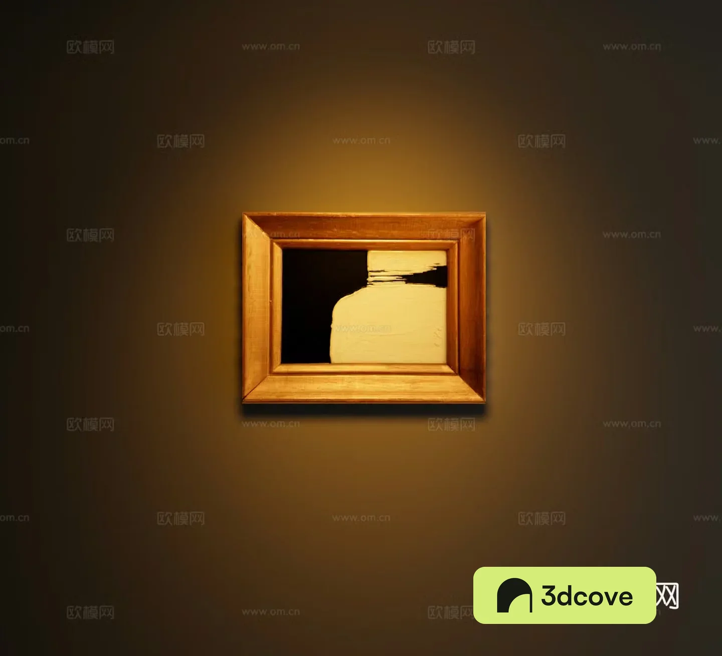 Modern hanging paintings wooden frame decoration painting