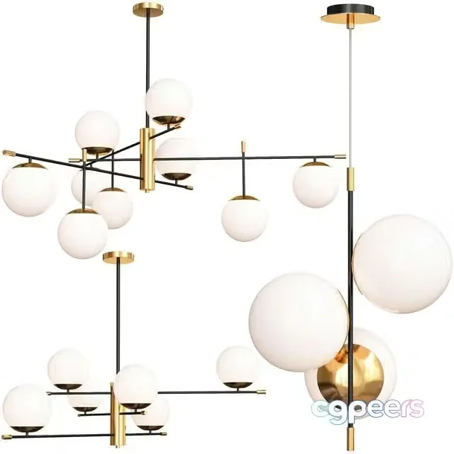 3ds Max Free – Maytoni Nostalgia Chandelier Set