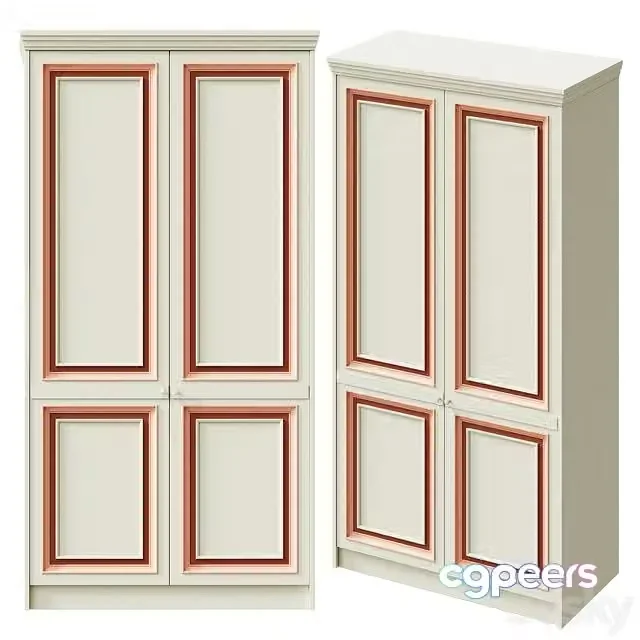3ds Max Free – Neoclassic wardrobe colored