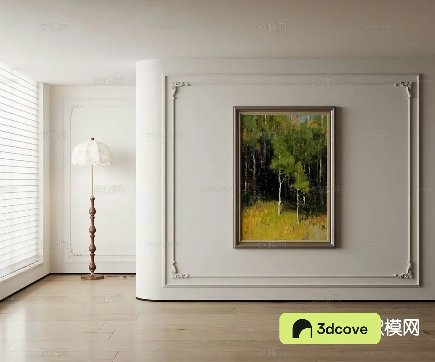 American decorative painting landscape oil painting