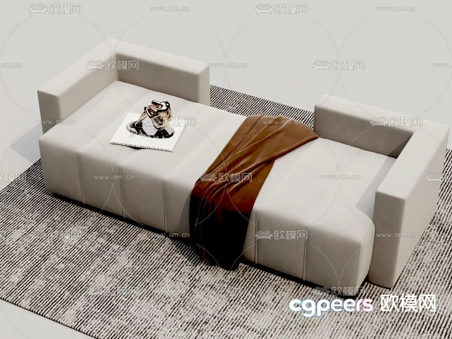 Stool bedside stool sofa stool 3d model
