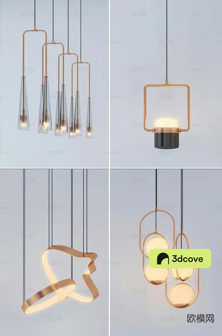 Light luxury small chandelier bedside small chandelier