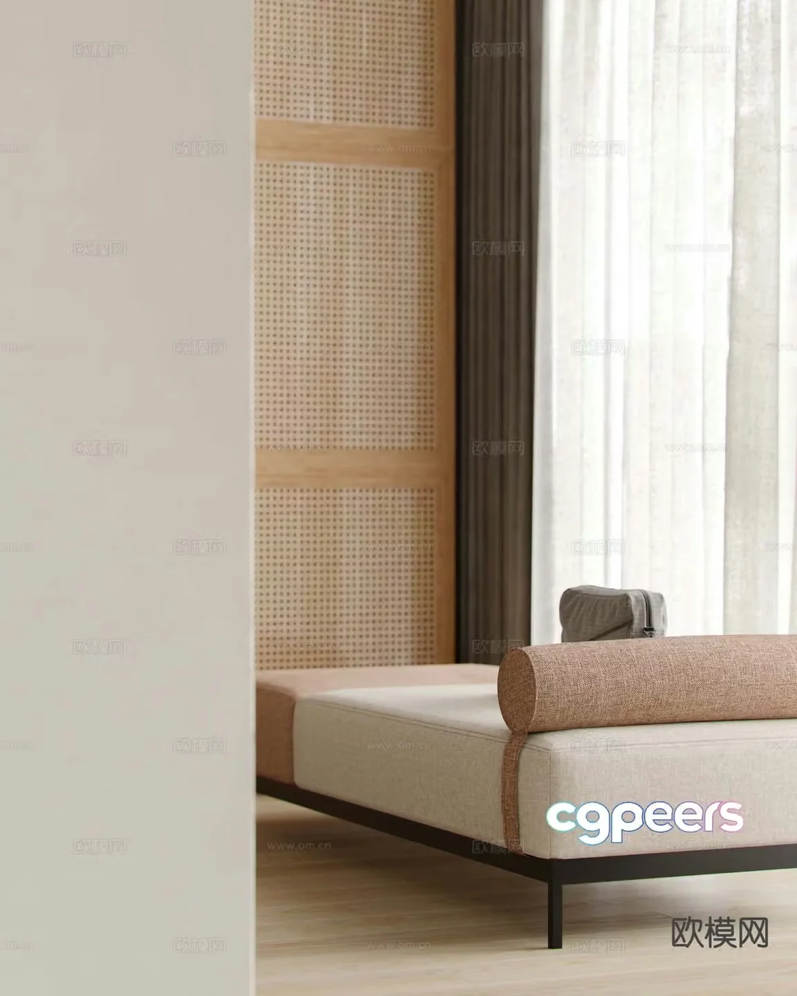 Modern imperial concubine sofa sofa 3d model