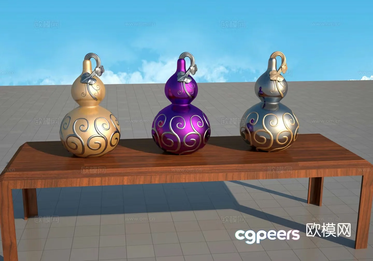 Cauldron baby decoration 3D model