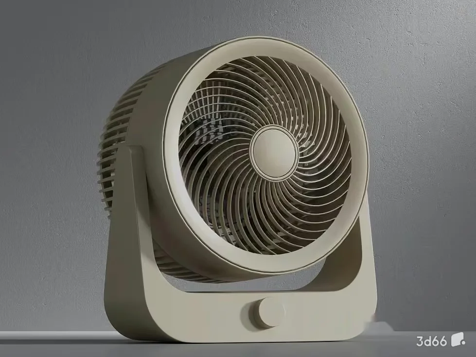 White Fan 3D Model – 18785 – VRAY Render