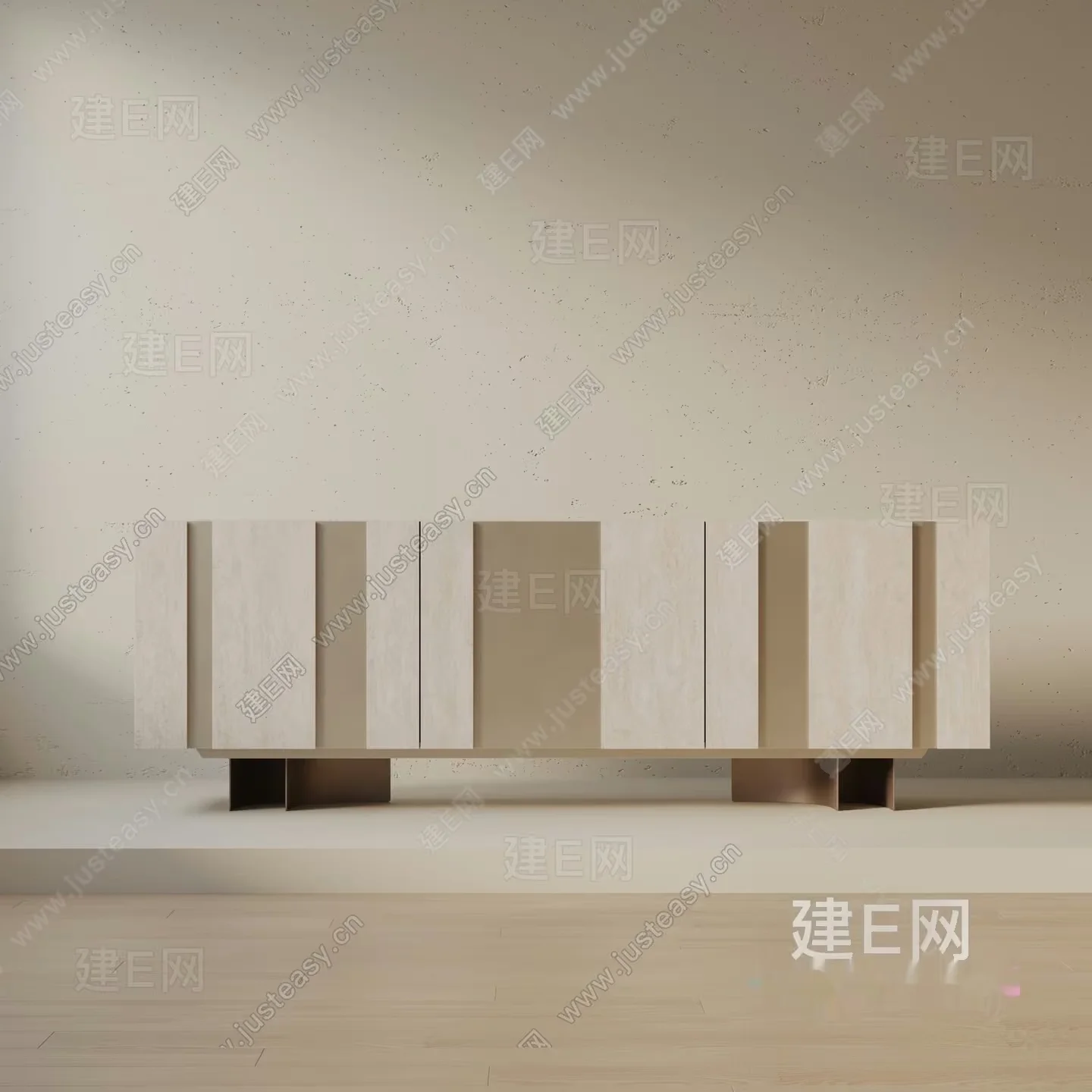 Modern Beige Furniture 3D Model – 9446 – VRAY Render