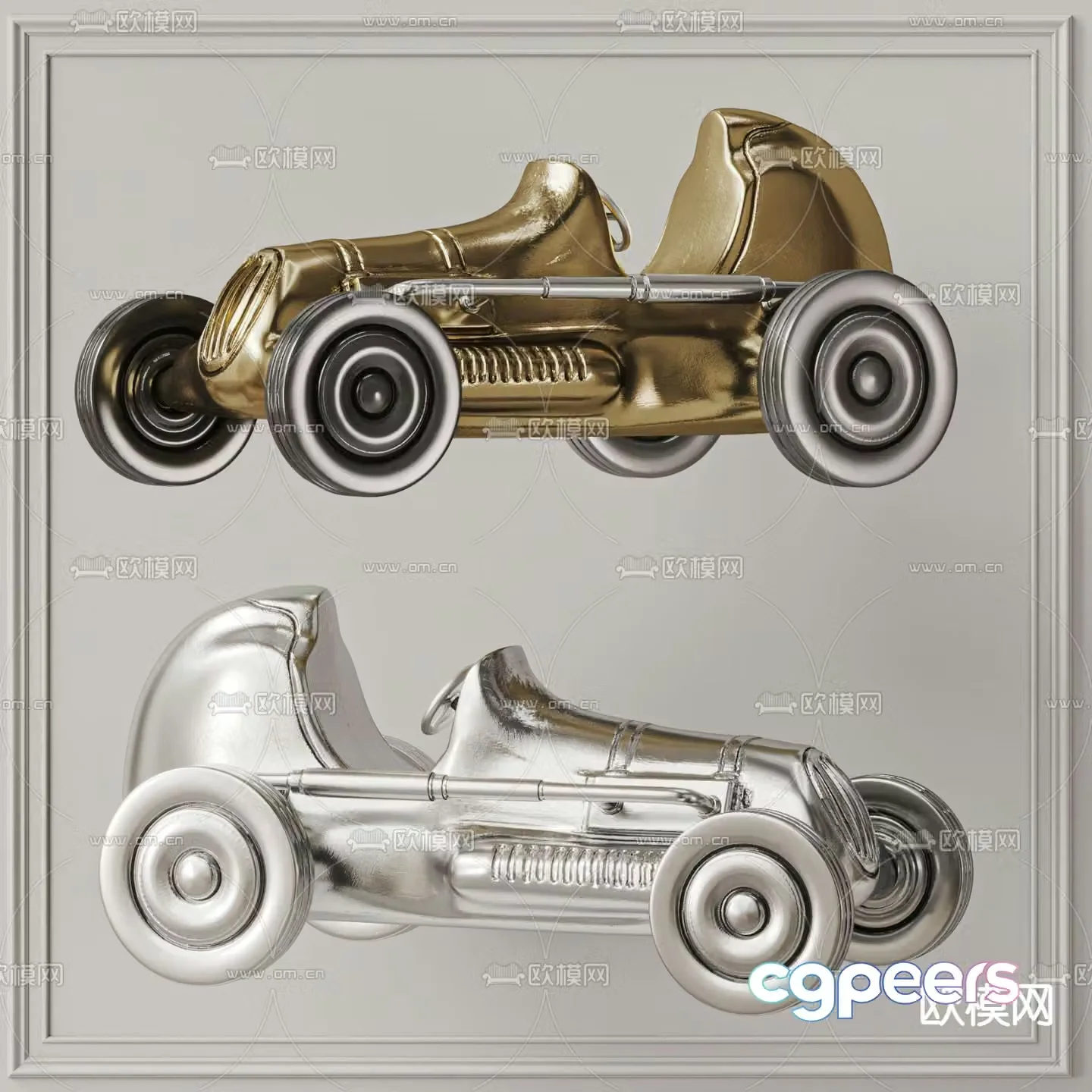children’s toys car classic car 3d model
