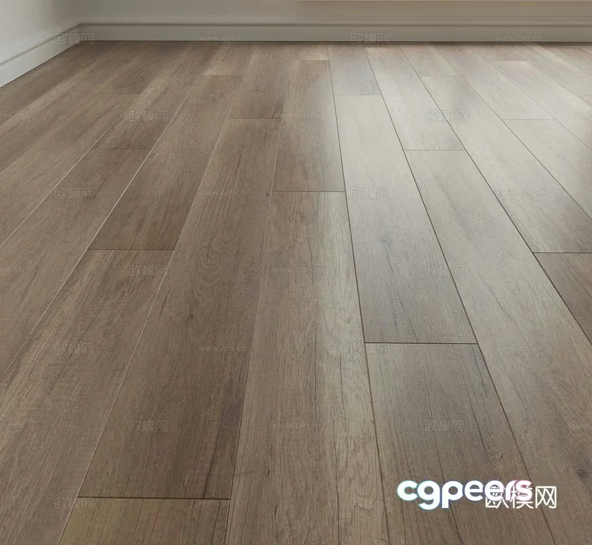 Modern wooden floor vintage wooden floor 3d model