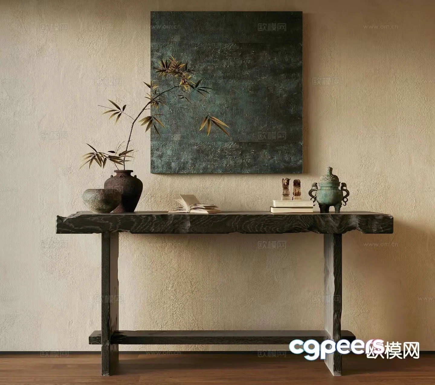 3D model of medieval style Duanjing strip case