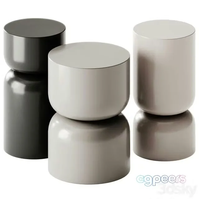 3ds Max Free – Nordal Amina and Matka Side Tables by Westwing Collection