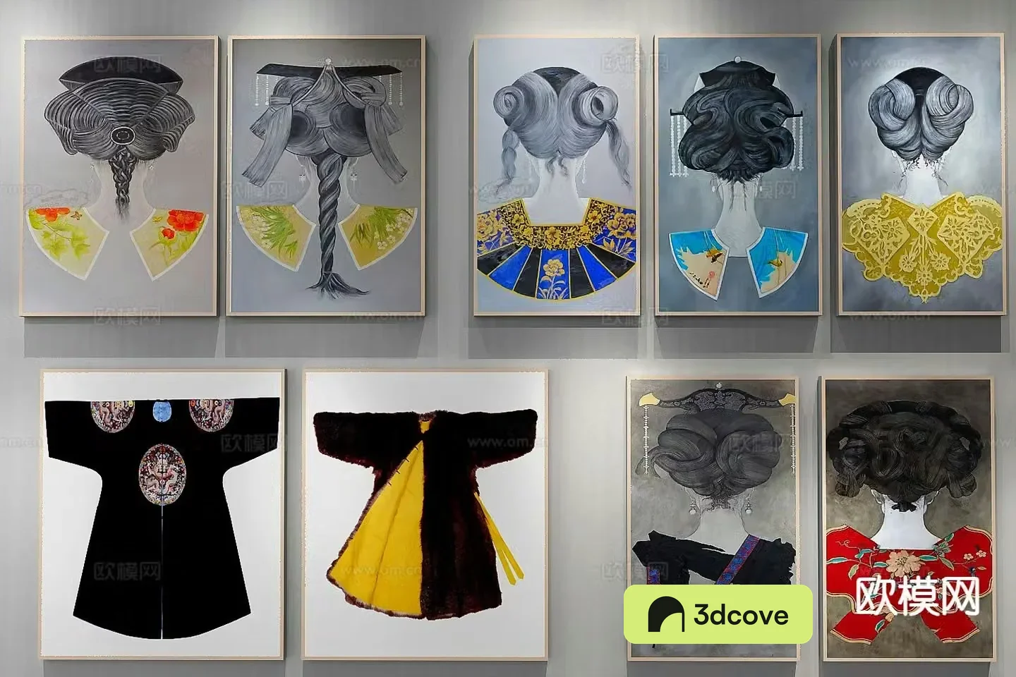 New Chinese style decorative painting ancient painting national trend hanging painting