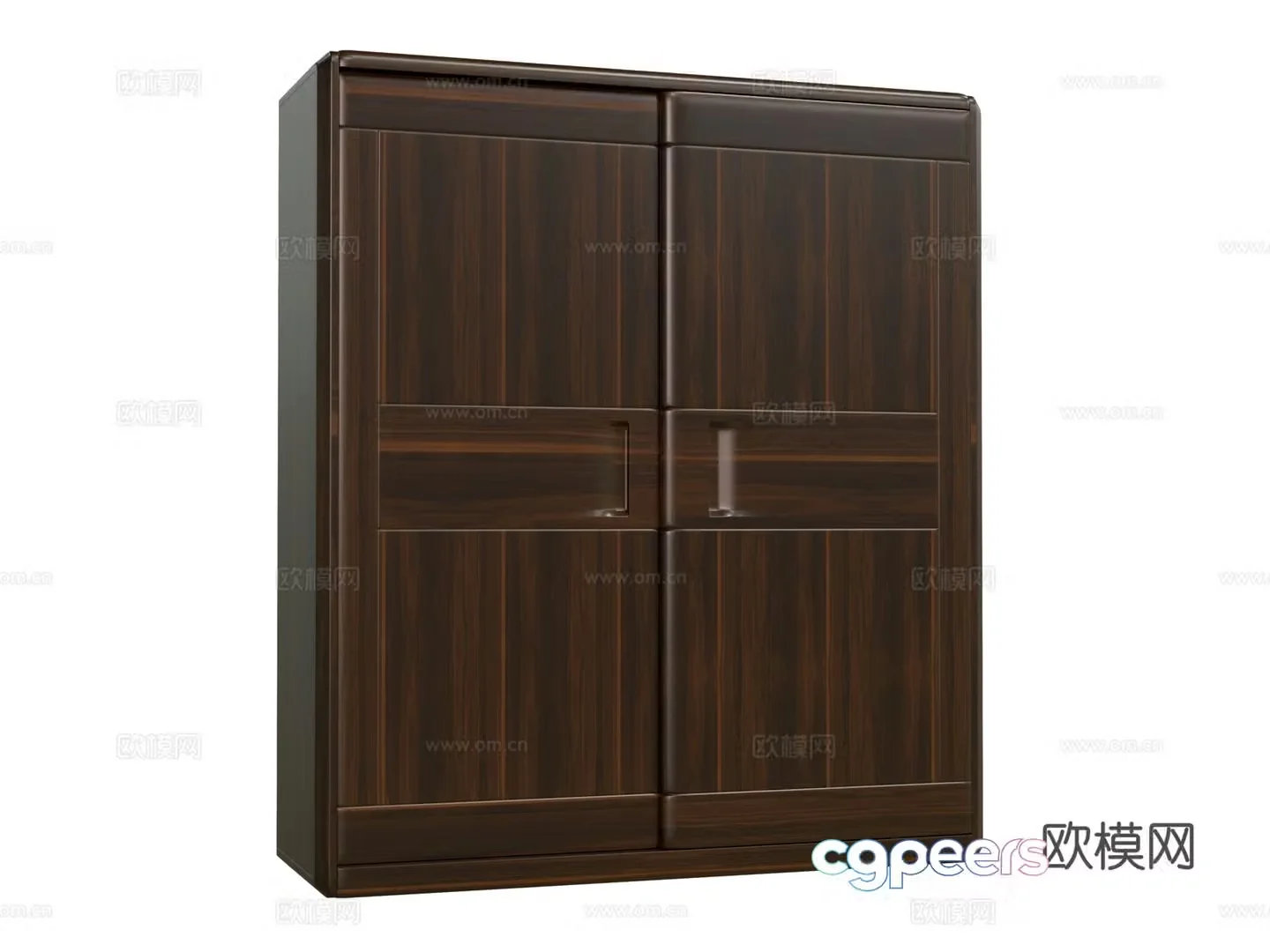 New Chinese style wardrobe 3D model