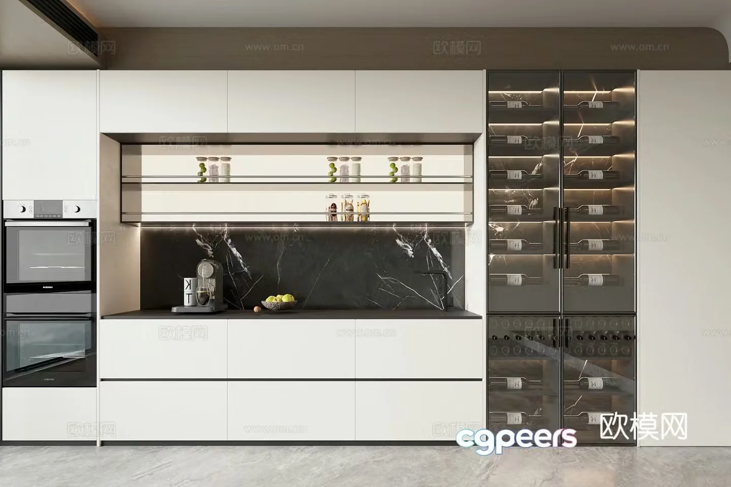 Modern sideboard 3D model