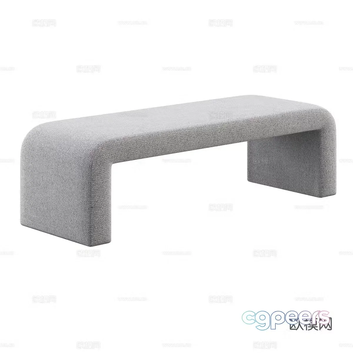 Modern simple sofa stool low stool simple sofa stool decorative sofa stool 3D model
