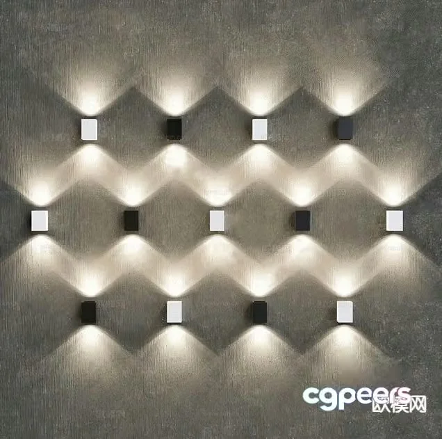 Wall lamp aisle lamp 3d model