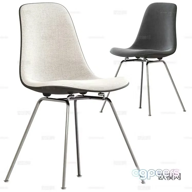 Modern chair dining chair 3d model