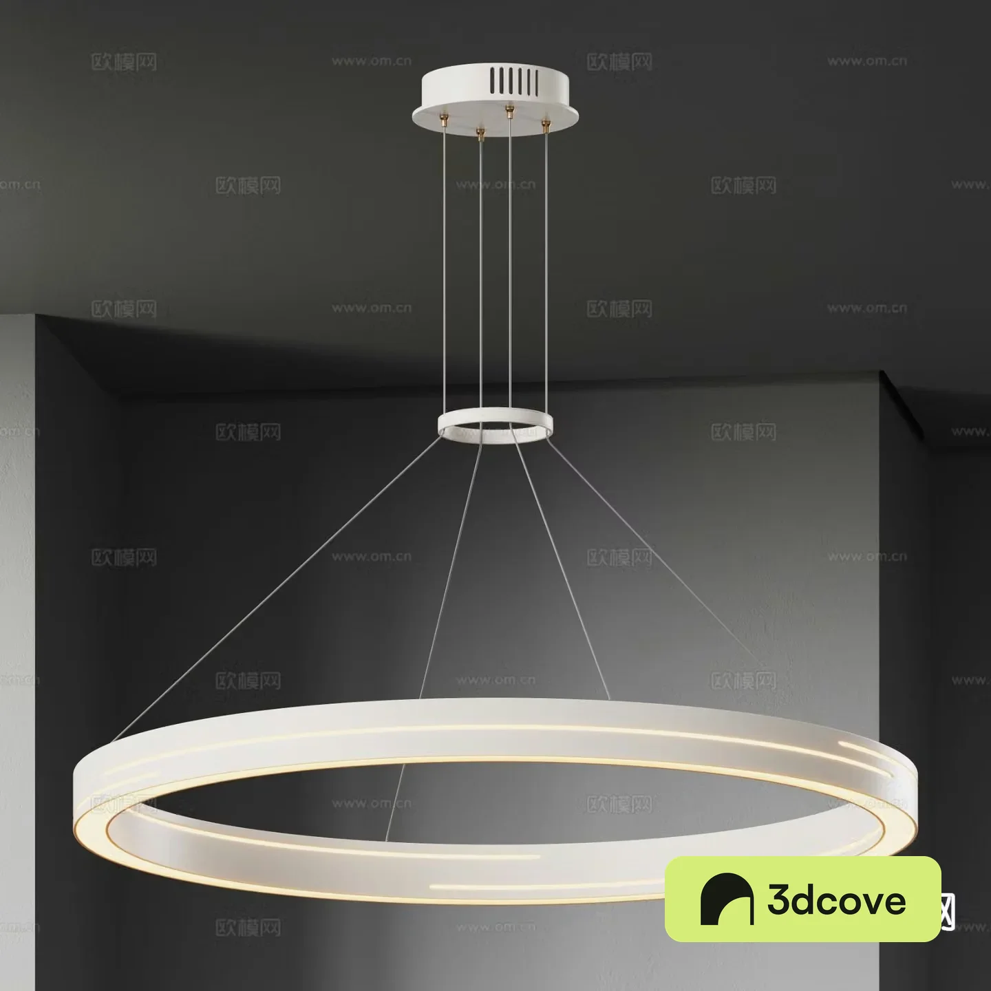 Light luxury chandelier ring chandelier